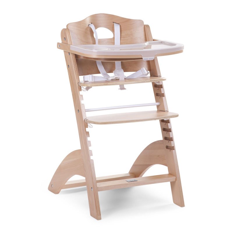 Barošanas krēsls CHILDHOME Lambda 2 Baby Grow Chair natural + Tray Cover