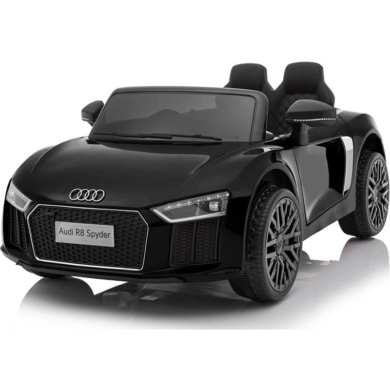 Bērnu elektromobilis ar pulti AUDI R8 Spyder black