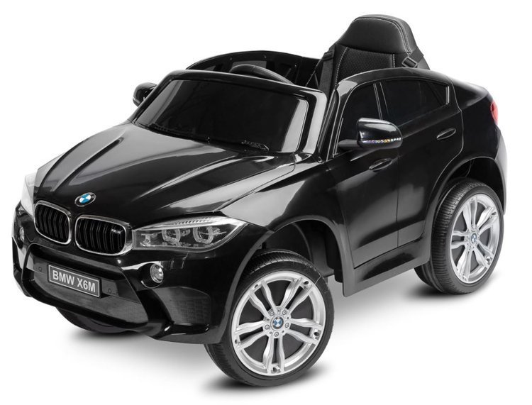 Bērnu elektromobilis ar pulti BMW X6M Black