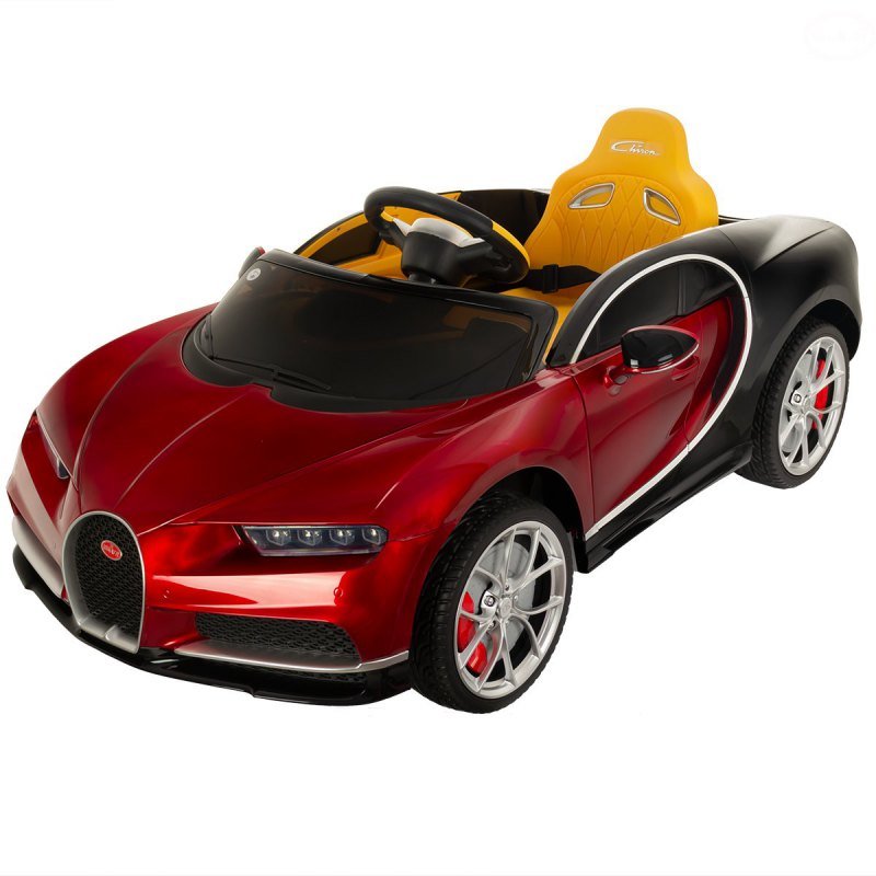 Bērnu elektromobilis ar pulti Bugatti Chiron HL318 Red