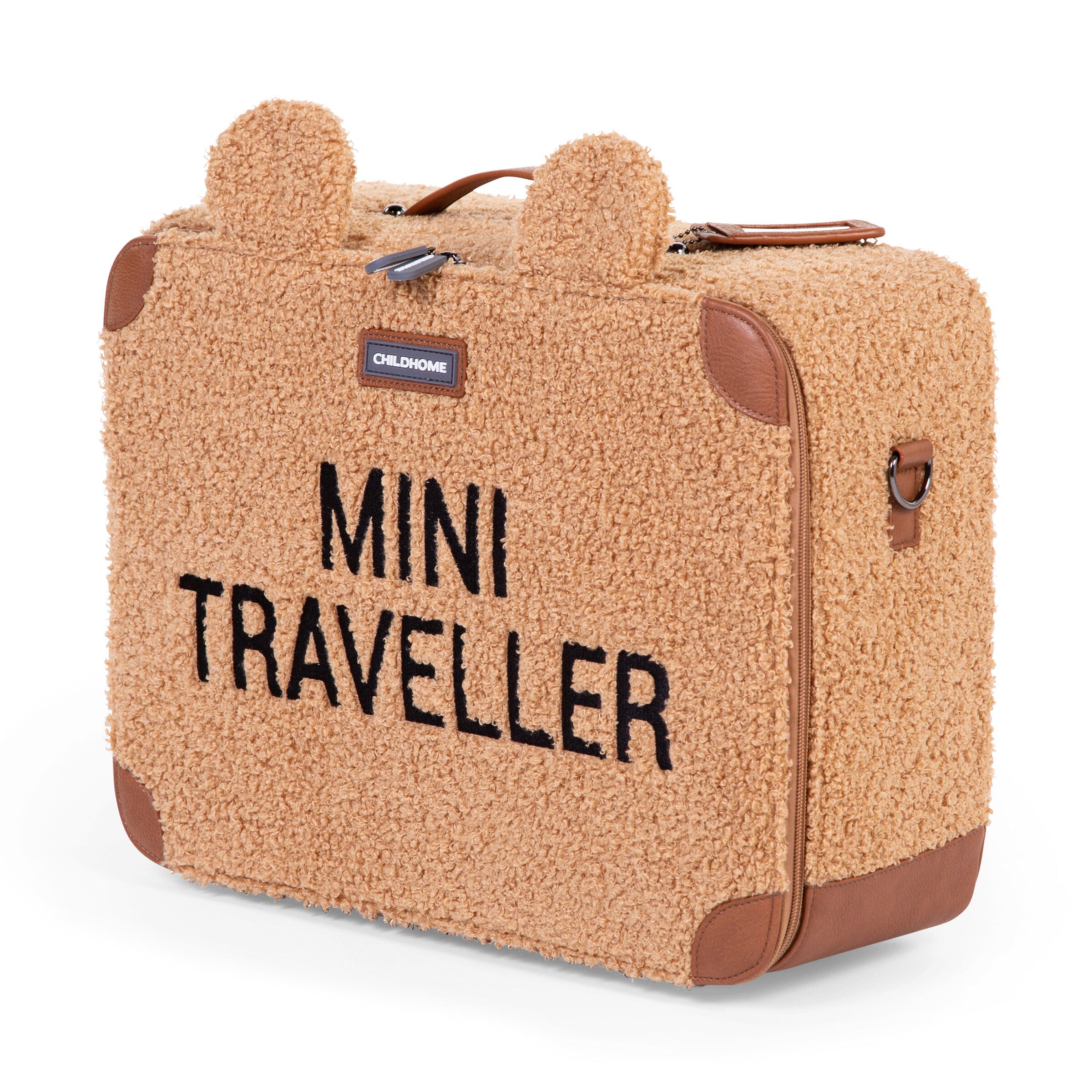 Bērnu koferis Childhome Mini Traveller Teddy Brown