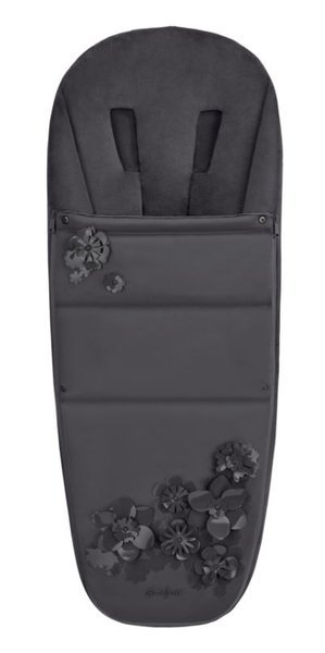 Bērnu ratu guļammaiss CYBEX Footmuff Dream Grey Simply flowers