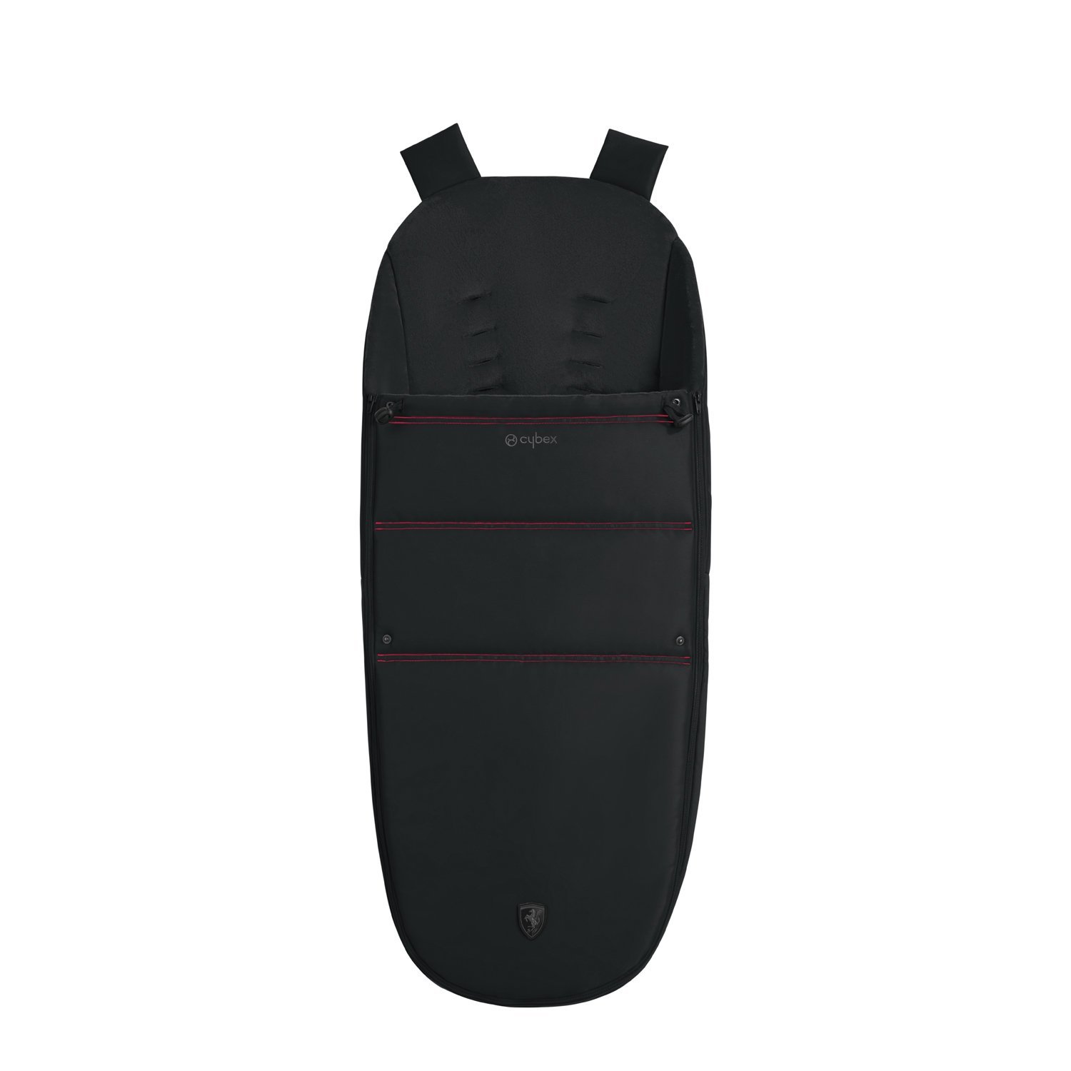 Bērnu ratu guļammaiss Cybex Gold Footmuff Victory Black - Ferrari