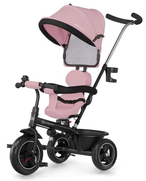 Bērnu trīsritenis Kinderkraft Freeway Pink 3in1