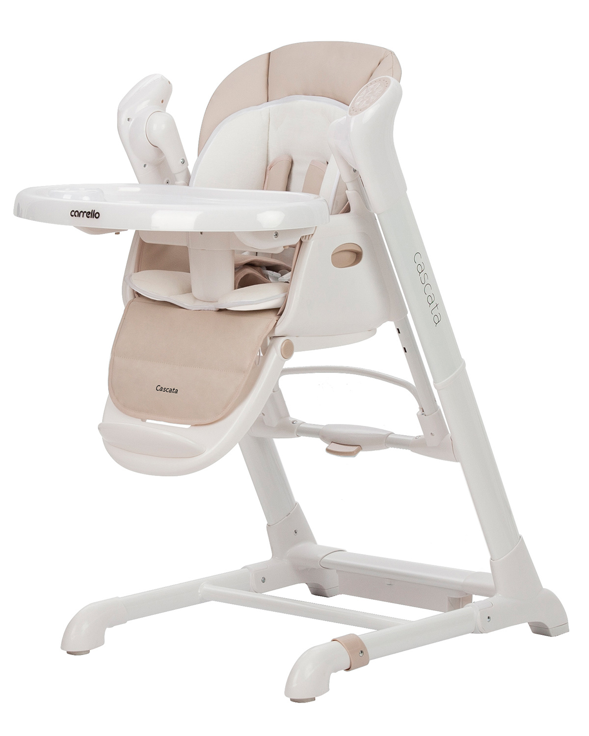 Carrello Cascata Cream Beige 3in1 Barošanas krēsliņš