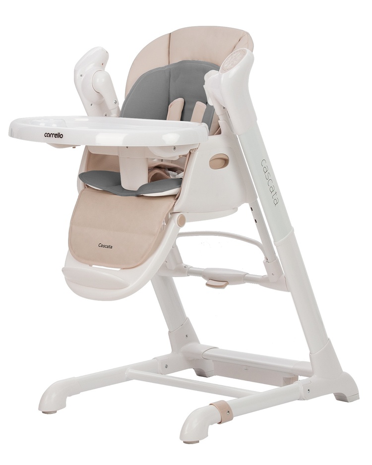 Carrello Cascata Cream Beige 3in1 Barošanas krēsliņš