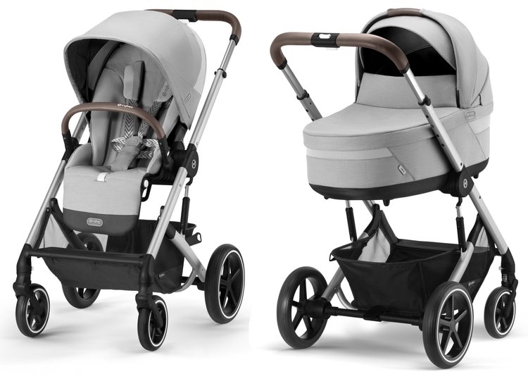 Cybex Balios S Lux Lava Grey Bērnu rati 2in1