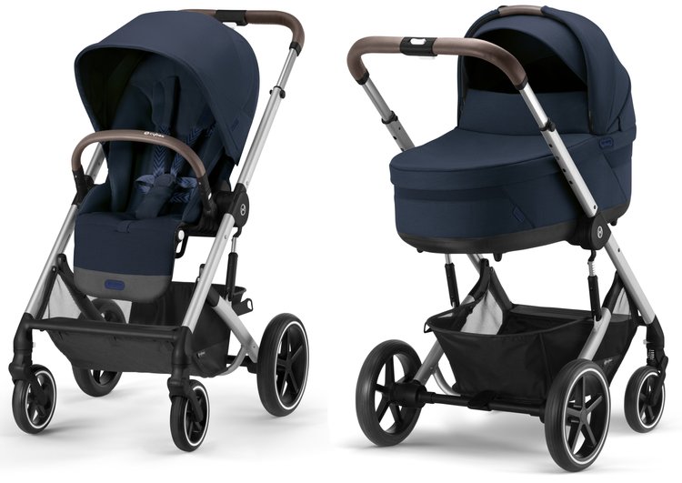 Cybex Balios S Lux Ocean Blue Bērnu rati 2in1