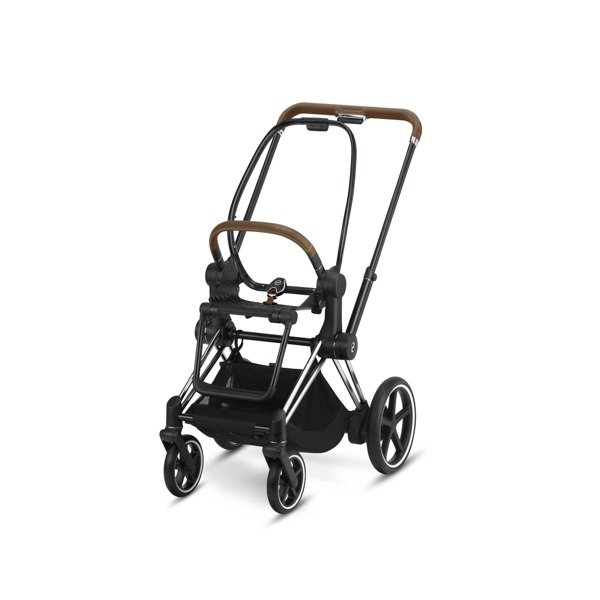 Cybex e-Priam Chrome + brown Ratu rāmis ar karkasu