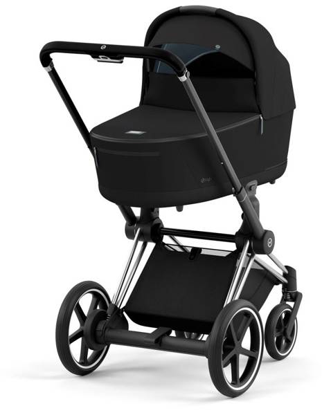 Cybex e-Priam Deep Black Chrome black frame Kulbu Rati