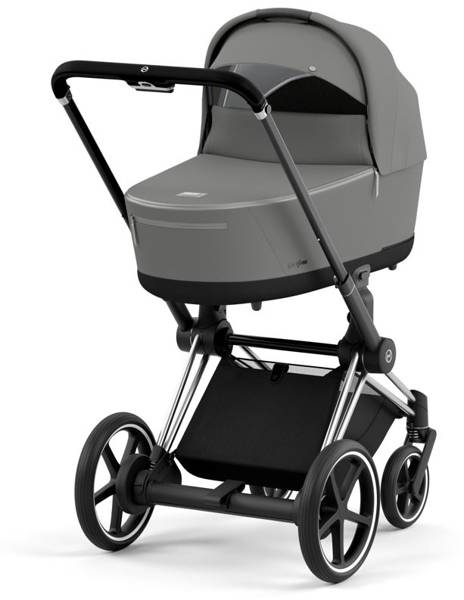 Cybex e-Priam Soho Grey Chrome black frame Kulbu Rati