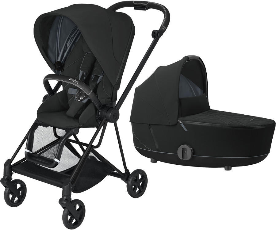 Cybex Mios Deep + Matt Black Frame Black Bērnu rati 2in1