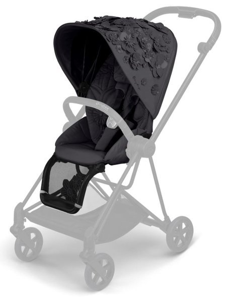 Cybex Mios Dream Grey Simply Flowers Pastaigu Bloks