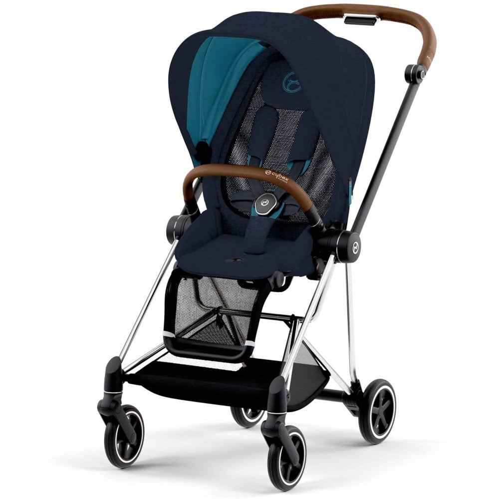 Cybex Mios Midnight Blue Plus + Chrome Brown Frame Sporta rati