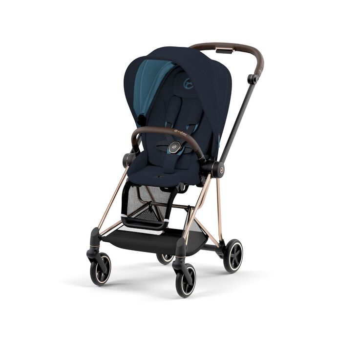 Cybex Mios Midnight Blue Plus + Rose Gold Frame Sporta rati