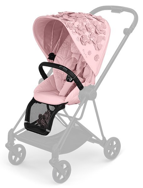 Cybex Mios Simply Flowers Pale Blush Pastaigu Bloks