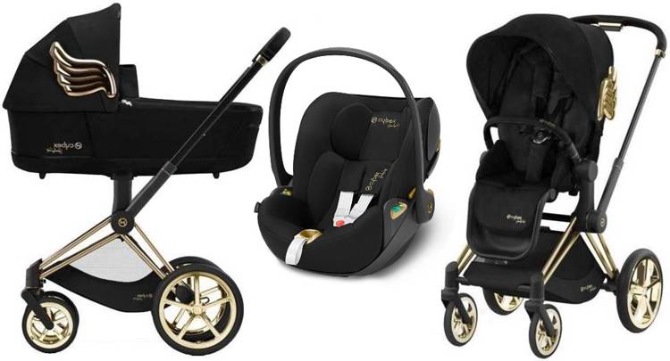 Cybex Priam 4.0 + Cloud Z2 I-size Cherub Wings by Jeremy Scott Bērnu rati 3in1