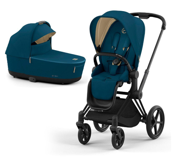 Cybex Priam 4.0 Mountain Blue Matt black frame Bērnu rati 2in1