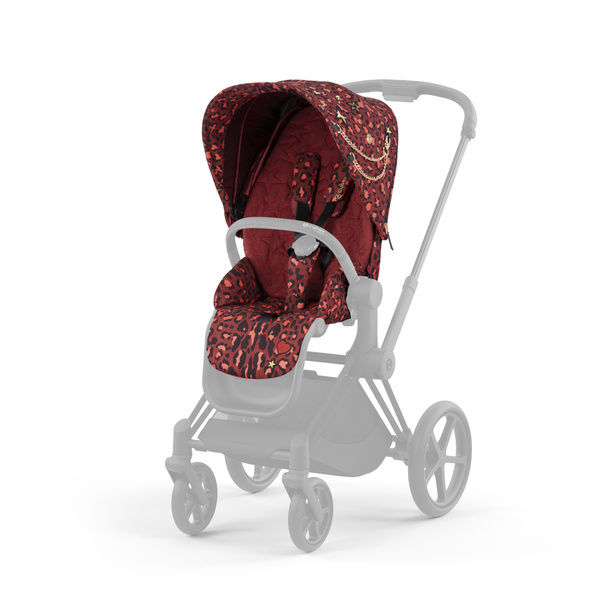 Cybex Priam 4.0 Rosenrot Red by Alec Voelkel Pastaigu Bloks - Pastaigu daļas auduma pārvalks