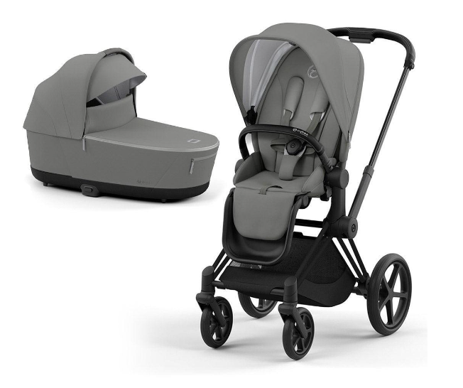 Cybex Priam 4.0 Soho Grey Matt black frame Bērnu rati 2in1