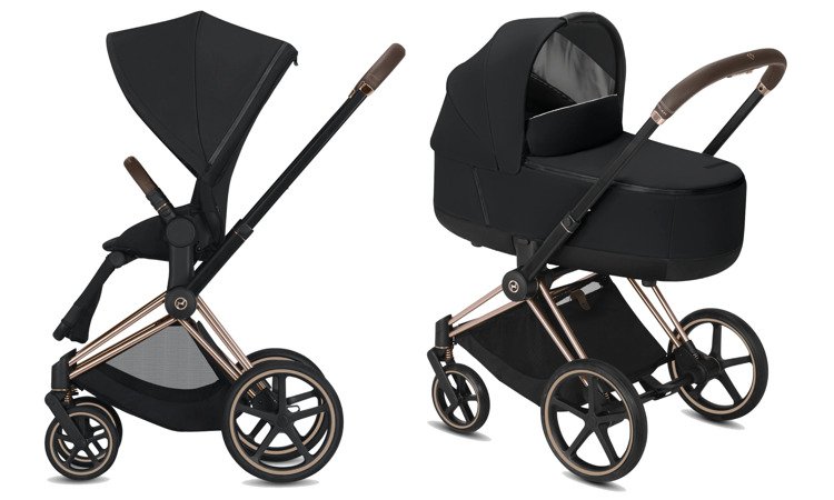 Cybex Priam 2.0 Premium Black Bērnu rati 2in1