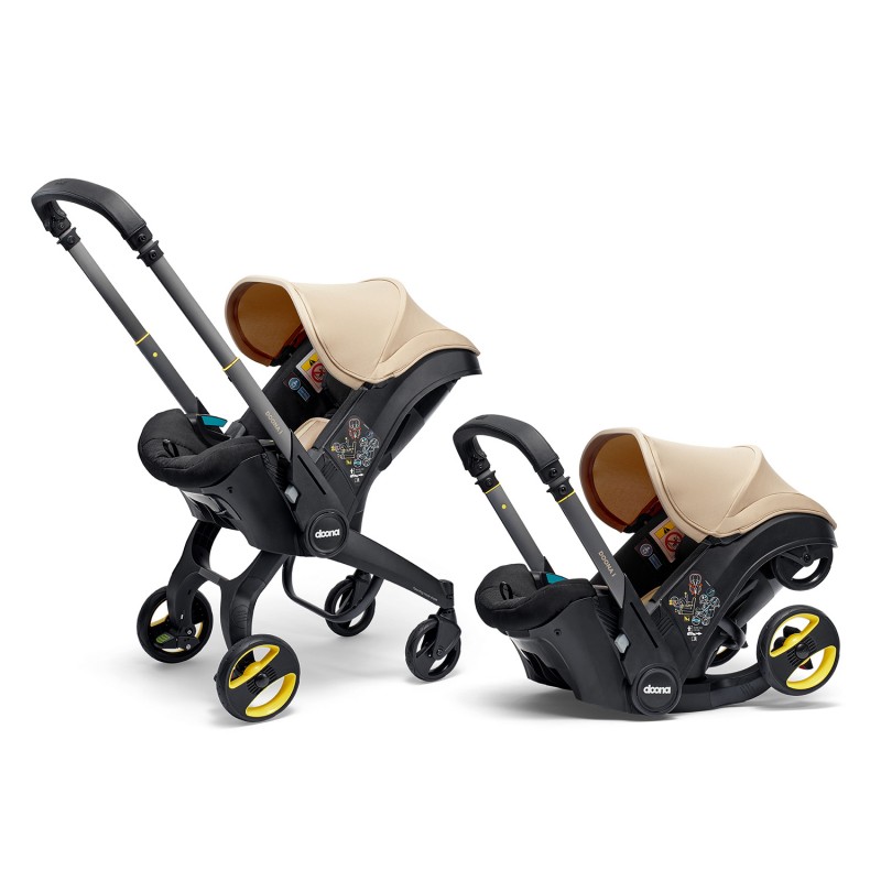 Doona I Infant Car Seat & Stroller Sahara Sand Autosēdeklis - ratiņi 2in1