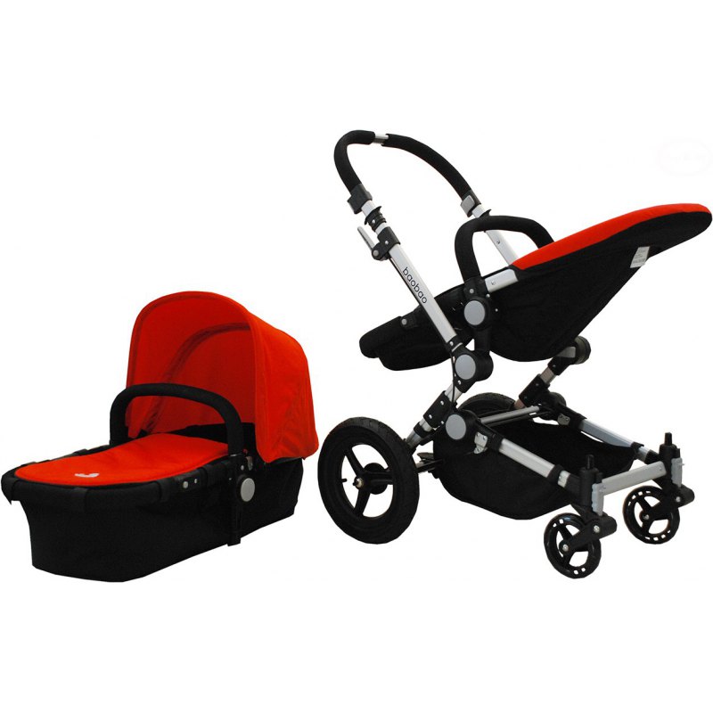 EuroBaby BaoBao Red standart Bērnu rati 2in1