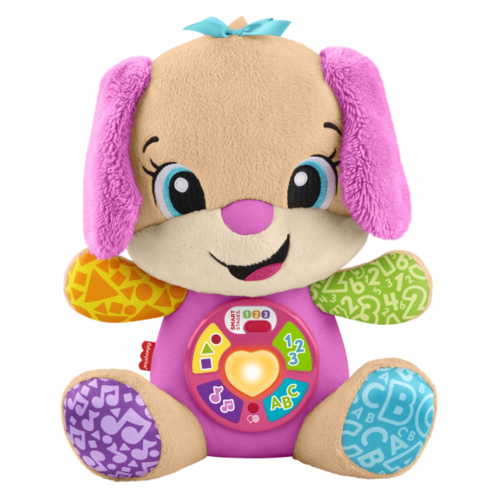 Fisher Price Laugh & Learn Smart Stages NEW Sis JFD32 Gudrā kucēna māsiņa (Multi)