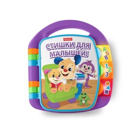 Fisher Price Laugh & Learn Storybook Rhymes CJW28 Muzikālā grāmatiņa (kriev. val.)