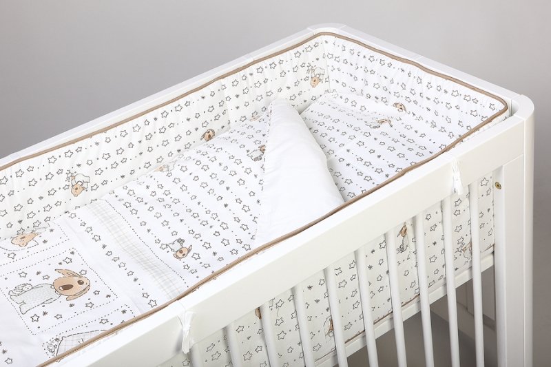 Gultas veļa virspalags+spilvendrāna TROLL Bear Bedding set for cot 2