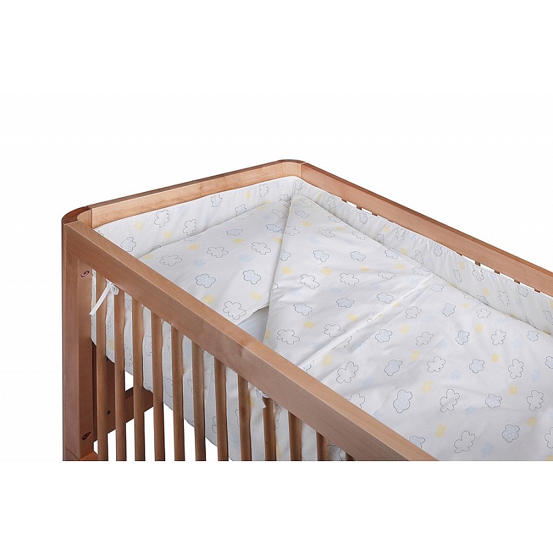 Gultas veļa virspalags+spilvendrāna TROLL Cloud Bedding set for cot 2