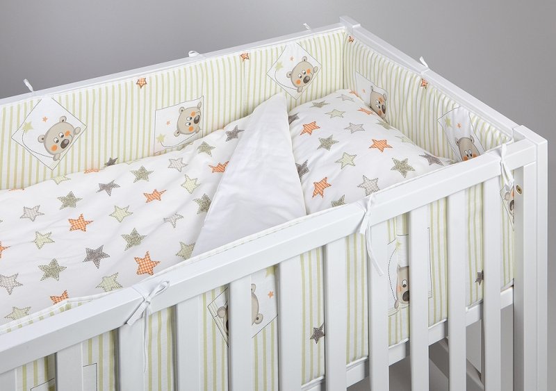 Gultas veļa virspalags+spilvendrāna TROLL Star Bedding set for cot 2