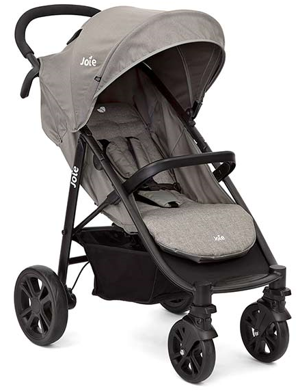 Joie Litetrax E-Light Grey Flannel Sporta ratiņi