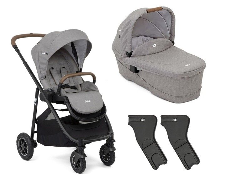 Joie Versatrax Grey Flannel Bērnu rati 2in1