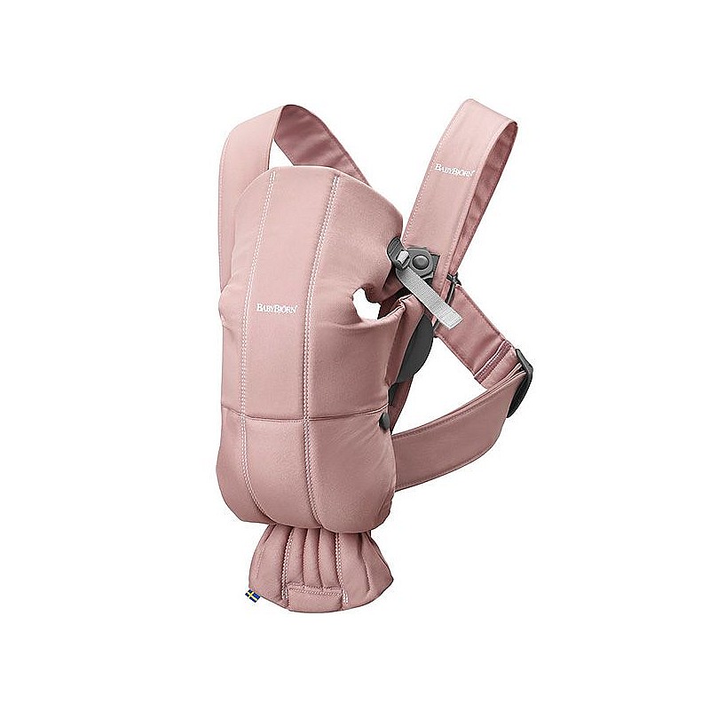 Ķengursoma BabyBjorn Baby Carrier Mini Old rose 021014 Cotton