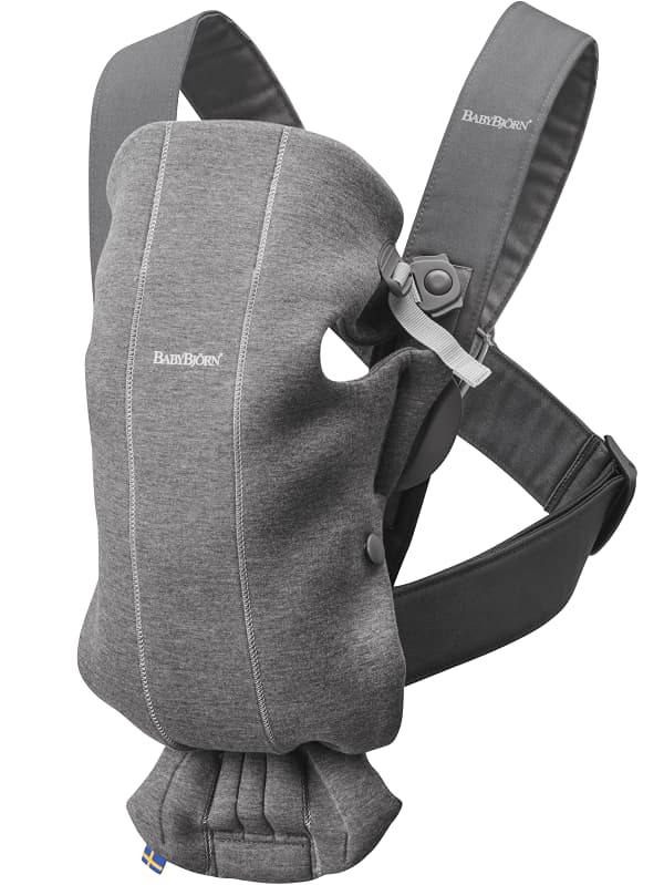 Ķengursoma BabyBjorn Mini Baby Carrier 3D Jersey Dark grey 21084