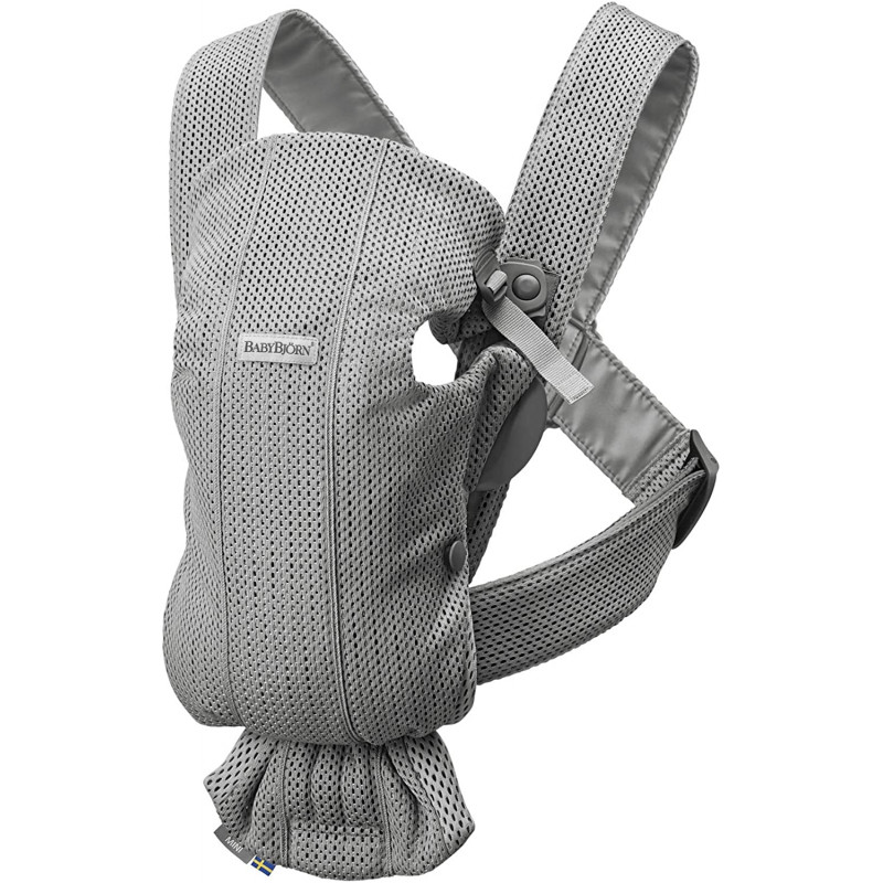 Ķengursoma BabyBjorn Mini Baby Carrier Grey mesh 021018