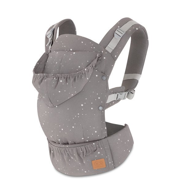 Ķengursoma Kinderkraft Huggy Grey Stars