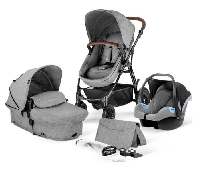 Kinderkraft Moov Grey melange Bērnu rati 3in1