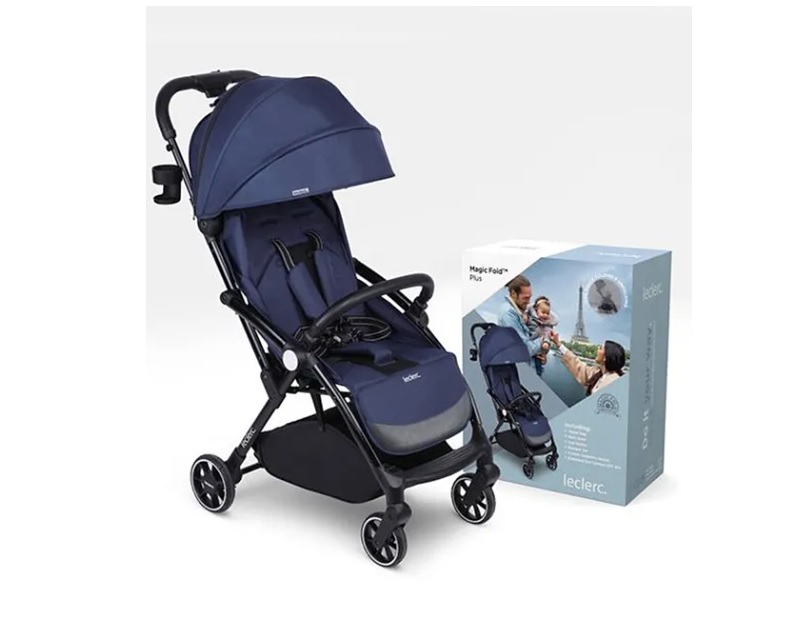 Leclerc Baby Magic Fold Plus Blue Pastaigu rati