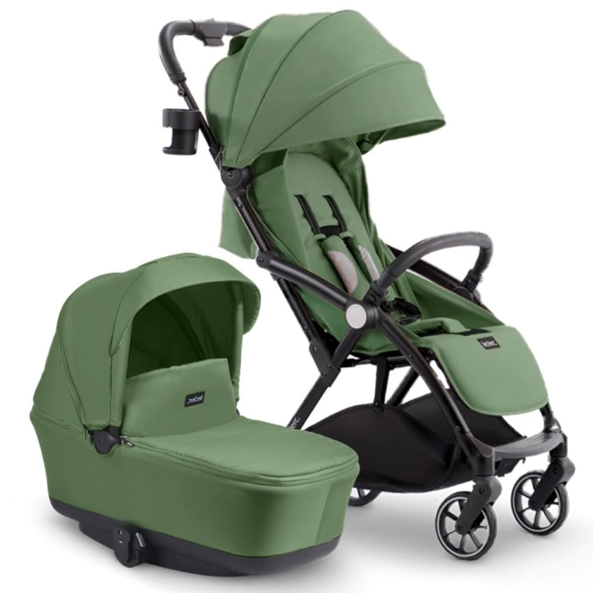 Leclerc Baby Magic Fold Plus Green Bērnu rati 2in1