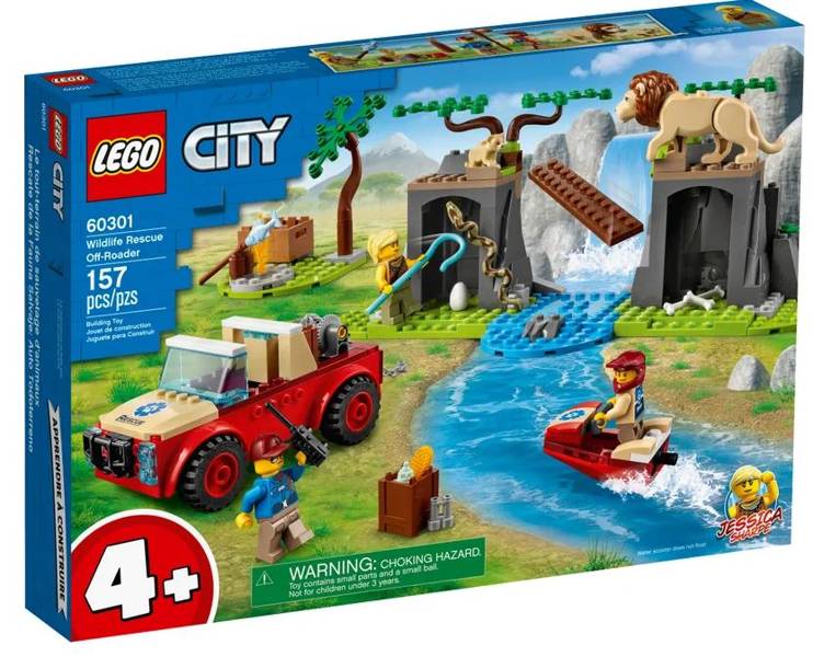 LEGO CITY 60301 Savvaļas Dzīvnieku Glābšanas Visurgājējs