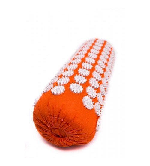 Masāžas akupresūras veltnis ar adatām 38х13 cm Orange