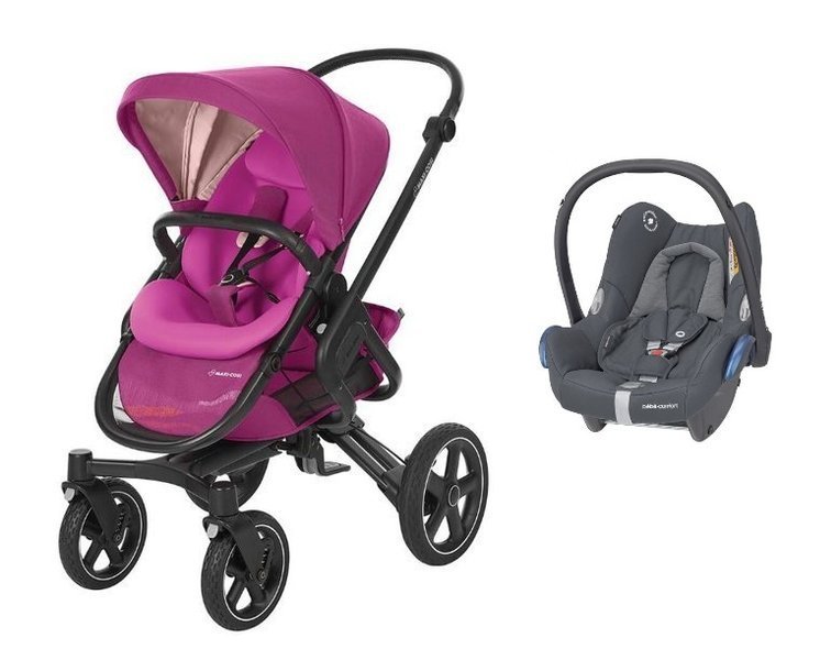 MAXI-COSI Nova 4 Frequency Pink Sporta rati + Cabriofix 0-13 kg