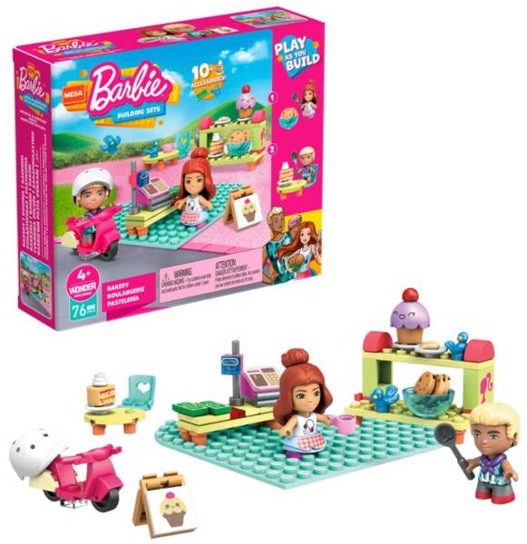 Mega Construx Barbie Bakery Konstruktors GWR32