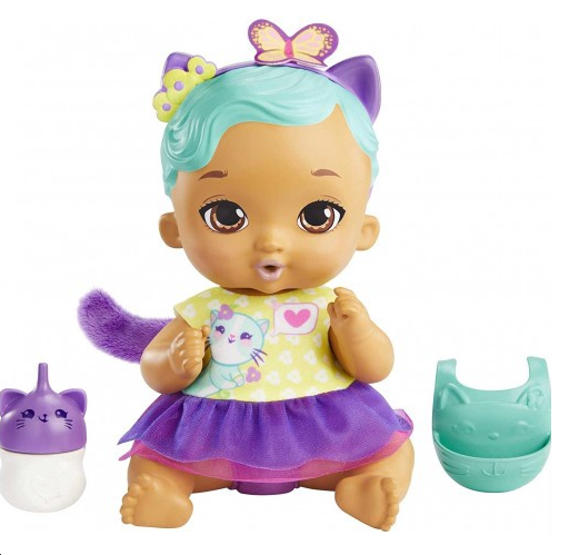 My Garden Baby Feed & Change Kitten Baby Tanned Skin Lelle HHL22