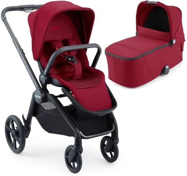 Recaro Celona Select Garnet Red Bērnu rati 2in1