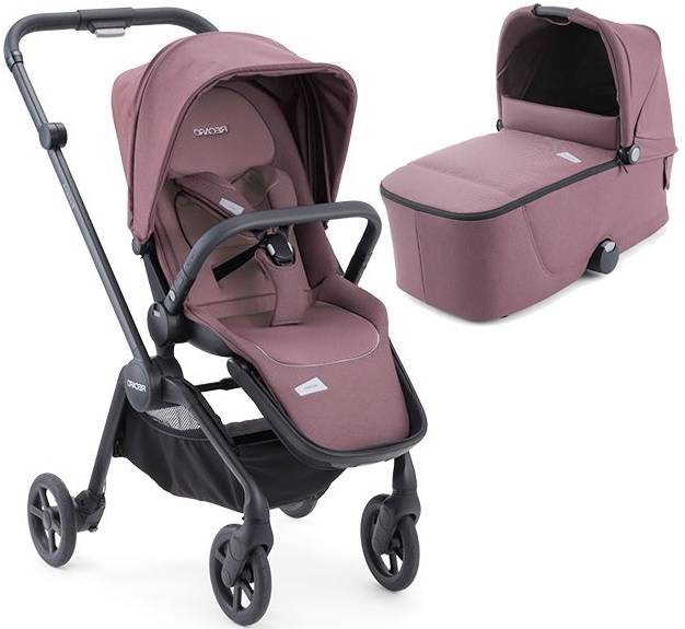 Recaro Sadena Prime Pale Rose Bērnu rati 2in1