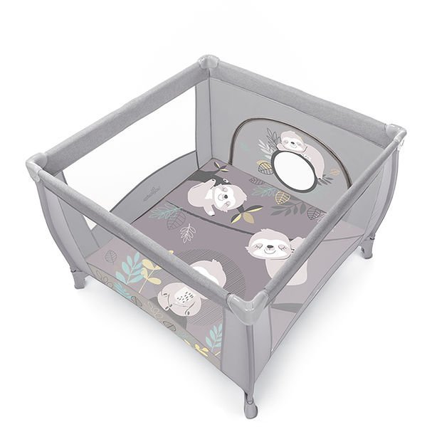 Saliekamā manēža Baby Design Play Grey lemur