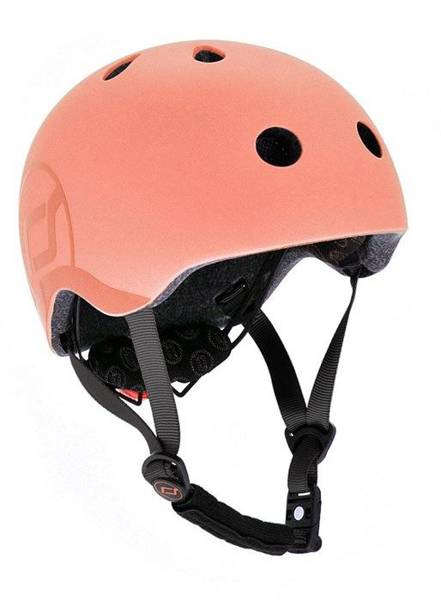 Scoot & Ride Peach S/M Regulējama ķivere bērniem (51-55 cm)